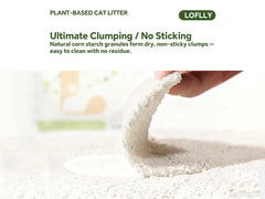 Hard Clumping Cassava Cat Litter